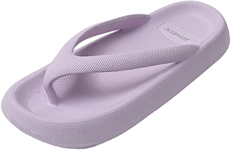 JOMIX Ciabatte Infradito Donna Estive Infradito Donna Mare Infradito Ragazza Elegante Suola Spessa Comoda da Casa Piscina Bagno SD8238 (Viola, 38/39)