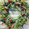 Liummrcy Frühlings-Türkranz, künstliche Wildblumen-Girlande, dekorative Mehrzweck-Girlande, Bunte Frühlings-Sommer-Girlande,35 cm Frühlings -Türkranz, Bunte Türkränze für den Frühlingssommer