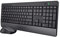 Trust Tastatur Maus Set Kabellos, Deutsches QWERTZ-Layout, Nachhaltiges Design, Kabellose Tastatur mit Funkmaus, Leise und Ergonomische Combo, 48 Monaten Batterielaufzeit, 2.4 GHz, PC, Laptop, Schwarz
