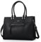 TAN.TOMI Handtasche Damen, Damen Taschen, Shopper Damen Groß PU Leder Umhängetasche mit Abnehmbar Schulterriemen Shopper Tasche Mode Schule Arbeit Freizeit Henkeltasche Schwarz