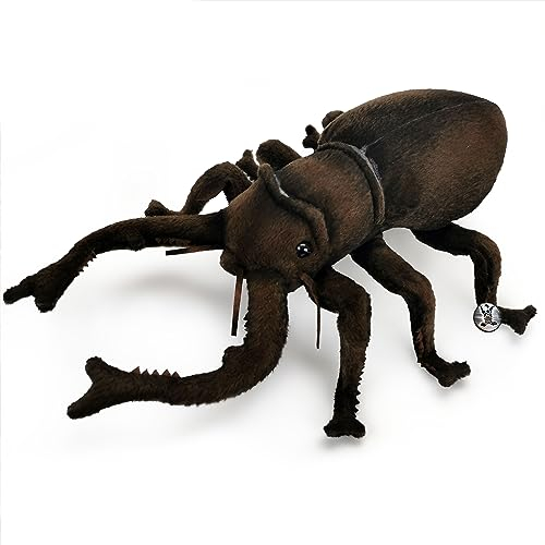 Kuscheltiere.biz Hirschkäfer Premium Plüschtier Käfer Geweihkäfer Dekotier CHEPERER
