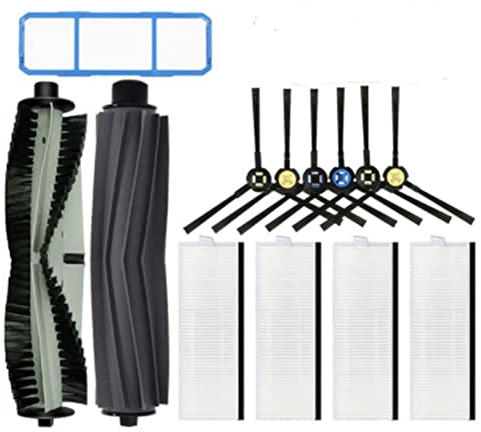 Peowuieu Filtre Hepa à Brosse LatéRale Principale pour SSR1 SSRA1 pour A9S A7 V8 V8S X750 X800 X785 V80 PièCes D'Aspirateur Robot