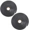HYRYC Butylschnur 6mm x 5m Butylrundschnur Schwarz Butylrundschnur Klebeband zum Einkleben und Abdichten von Kfz Rücklichter Headlights Fenster Schachtdeckel 2Stk (2 STK, 6mm)