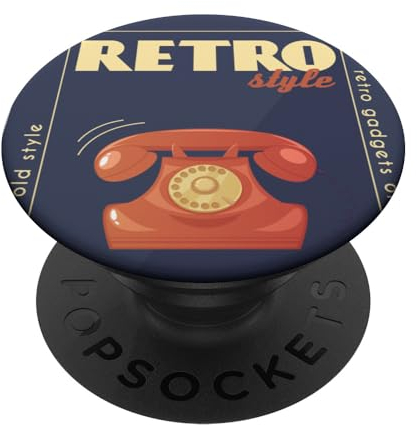Retro Gadgets: Teléfono Fijo Vintage PopSockets PopGrip Intercambiable