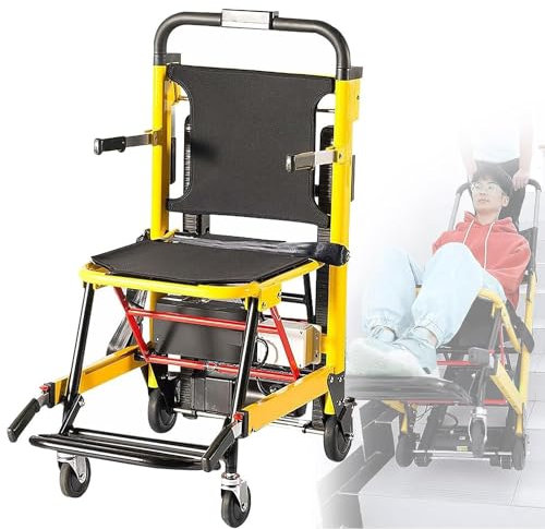 Elevadores De Escaleras Para Sillas De Ruedas Eléctricas Con Batería De Litio Silla De Ruedas Plegable Para Subir Escaleras Para Discapacitados Y Ancianos,Capacidad Carga 353 Lb
