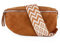 lePelou Bauchtasche aus Veloursleder, Wildleder Bauchtasche, Festival Tasche, Cross Body Tasche, Gürteltasche, Geschenk (Cognac 7, L)