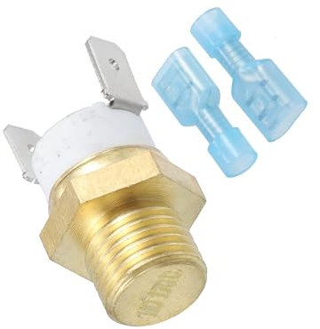 MACHSWON Universal Automotive Radiator Engine Cooling Fan Temperature Thermo Sensor Switch 1/4'' NPT 170 Degrees on 155 Degrees Off