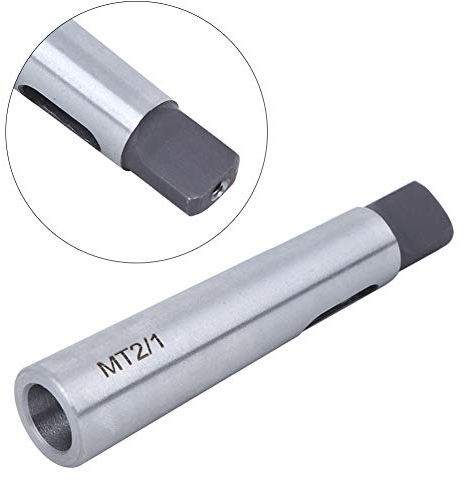 Fafeicy Konus-Reduzieradapter-Bohrhülse, Konus-Reduzieradapter-Bohrhülse Silber, Hohe Härte, Konvertierungen für Bohrer mit Konischem Schaft