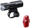 CatEye Bike Lights Set - 400 Lumen LED Front Bicycle Light Front & Back with OptiCube Lens | Multiple Modes, 60hr Battery Life MTB | Rechargeable Cycling Lighting for Night Riding | CatEye Accessories