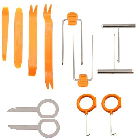 Flaconi Outil Demontage Garniture Voiture,Outil Demontage Garniture,Outillage Mecanique Auto,Convient pour Le Retrait des Bandes de Garniture Automobiles, des Tableaux de Bord et des Fixations