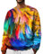 Weihnachts-Sweatshirts für Herren 2024, trendiger Pullover, Tops, Herren, Herbst, bedruckt, Rundhalsausschnitt, Kapuzenpullover, lässiges Oberteil, Weihnachtshemden für Herren, rot, 4XL