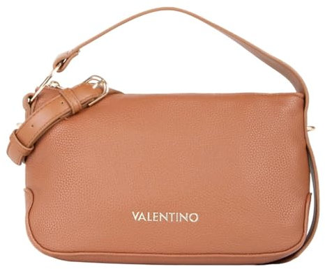 Valentino Peonies Re Shoulder Bag Cuoio