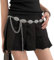 CATOR Verstellbarer Kettengürtel für Damen aus Metall, Western-Cowboy-Gürtel, goldener Western-Cowboy-Gürtel, passend zu Kleid, Jeans, Pullover, modisch passend