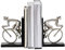 Buchstützen, Retro Harz Fahrrad Buchstützen Büro dekorative Kunst Buchstütze Desktop Bücherregal Halter Buchstütze unterstützt Buchstopper for Bücher dekorativ