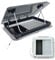 Wohnmobil Dachluke/Dachfenster/Dachhaube Mit Belüftung 40×40/70×50 cm – Integrierte Verdunkelungs- & Insektenschutzrollos, 12v LED-Beleuchtung,Für Camper, Wohnwagen, Caravan, Boot(40x40cm)