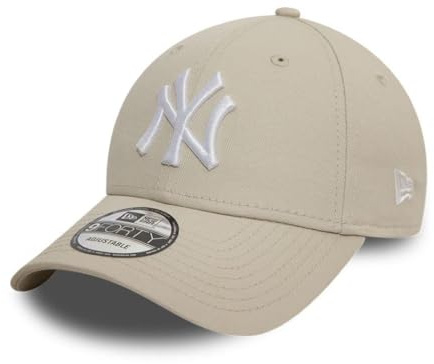 New Era New York Yankees MLB League Essential Beige 9Forty Snapback Casquette Ajustable