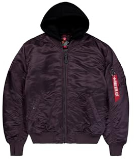 Alpha Industries Herren Ma-1 Zip Hood Back Emb Bomberjacke (1er Pack)