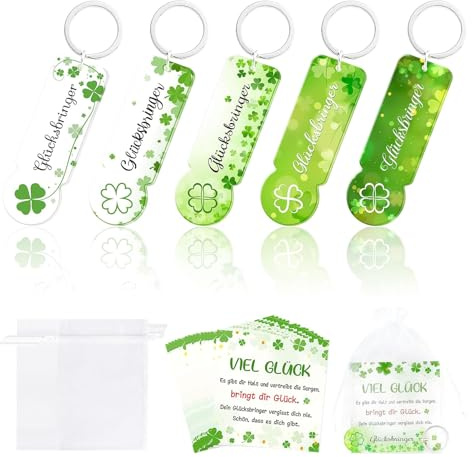 GWEOR 5 Gettoni per Carrello della Spesa in Acrilico - Chiave Universale per Sbloccare i Carrelli del Supermercato - Portachiavi Pratico ed Elegante, Alternativa alle Monete da 1€ e 2€