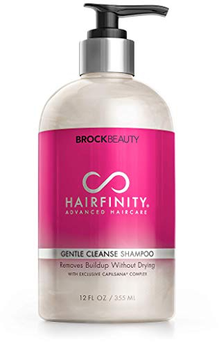 Hairfinity Silikon- & Sulfatfreie Wachstumsformel – am besten für geschädigtes, trockenes, lockiges oder krauses Haar – Verdickung für dünnes Haar, sicher für keratin- und farbbehandeltes Haar 12oz