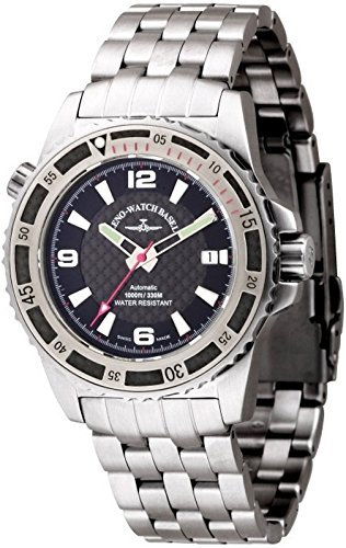 Zeno-Watch Herrenuhr - Professional Diver Automatic red - 6427-s1-7M