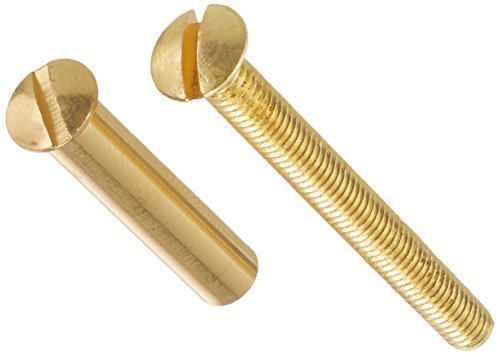 SECOTEC Hülsenschraube M4 | Türstärke bis 45 mm | goldfärbig | Möbelschraube | Verbinder | 4 Stück