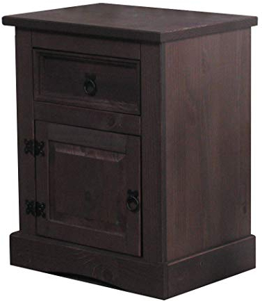 Dynamic24 Nachtschrank New Mexiko Mexico Nachttisch Nachtkonsole Schrank kolonial