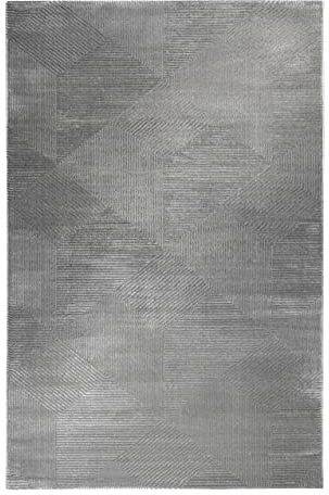 Esprit Home I Kurzflor Teppich aus Polyester und Polypropylen I Velvet Groove I Grau Taupe | (133 x 200 cm)