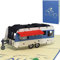 LINPOPUP®, LIN17590, Pop Up Karte, POP UP Karten Geburtstag, Pop Up Geburtstagskarte, Pop Up Karte Wohnwagen Wohnmobil, Geburtstagskarten, Reise Gutschein Urlaub, Wohnwagen, N346