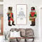 ufengke Stickers Ornements de Casse-Noix Noël Autocollants Fenêtre Flocons de Neige pour Boutique Maison Joyeux Noël Décoration Murale