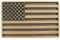 Gürtelschnalle für Herren mit USA-Flagge, Vintage-Stil, bronzefarben