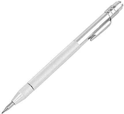 Garosa Penna Scriber Magnetica per Incisione Professionale Punta in Carburo di Tungsteno Manico in Alluminio Zigrinato 12 6 cm Modello JM093 Strumento di Precisione per Lavorazione Metalli