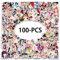 Dheckbluesky Bunny Girl Anime Sexy Girl Adult Aufkleber (100 Stück), Laptop und Wasserflasche Aufkleber Ästhetische Aufkleber Pack für Jugendliche, Süße Lady Loli Vinyl Aufkleber Wasserdicht