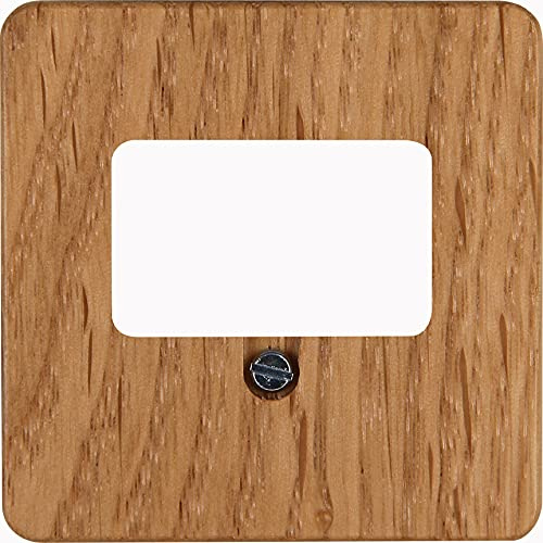 Kopp HK02 - TAE-Abdeckung, 1-3 Anschlüsse (oder 2-Fach USB-Steckdose), Farbe: Eiche, 5er Pack, 358130006