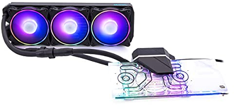 Alphacool Eiswolf 2 AIO Wasser und Gase schwarz transparent