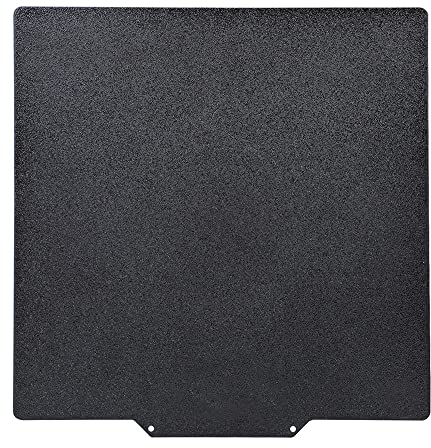 Cavabien 3D Printer Flexible PEI Sheet Kit Double Sided Black 240 x 220 mm Magnetic Bed Construction Surface for Anycubi Mega i3/S/Pro Platform Plate
