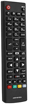 TV Remote Control, Control Distance Over 8 Meters for LG AKB74915324 Television 6.6 x 1.9 x 0.9in