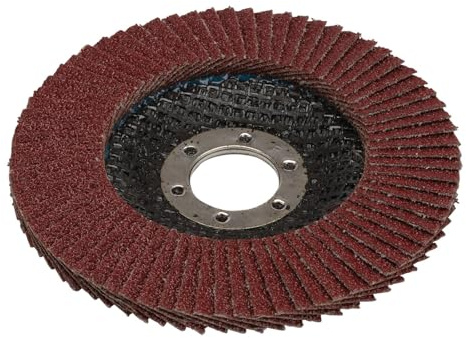 Draper 82360 Aluminium Oxide Flap Disc, 115 x 22.23mm, 60 Grit