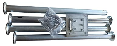 Generador de turbina de viento (1000/1500 o 2000 vatios 24 voltios o 48 voltios - ala en blanco (4 metros de mástil plegable hasta 40 kg)