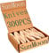 SunMoon Eco Friendly 300 Pack Wooden Knives Disposable, 16cm Long, Plastic Free Packaging，Substitute for Plastic and Bamboo Forks, Disposable Knives for Parties, Camping, Weddings, Garden