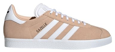 adidas Gazelle, Scarpe da Ginnastica Donna, Halo Blush Cloud White Core Black, 36 2/3 EU