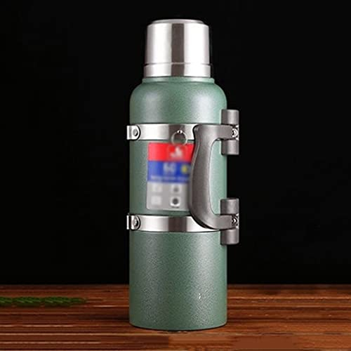 OQHAIR Nuevo Súper Gran Capacidad 3L 304 Acero Inoxidable Termo Hervidor Botella de Agua Al Aire Libre Viajes en Automóvil Deportes Termo Taza para Hombre (Color : B) (B)
