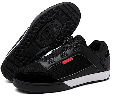 Hixingo Fahrradschuhe Damen Herren MTB Radsportschuhe Rennradschuh Mountainbike Schuhe Sneaker Atmungsaktive Indoor -Radschuhe Fahrrad Outdoor Spin MTB Schuhe -S001