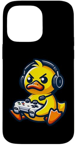 Lustige Ente Gamer Quack Videospiele Jungen Mädchen Kinder Hülle für iPhone 14 Pro Max