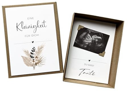 Schwangerschaft verkünden | Ihr werdet Oma & Opa, Du wirst Oma/Opa, Wir bekommen ein Baby | Geschenkbox Schwangerschaftsverkündung | Boho (Boho, Du wirst Tante)