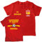 lepni.me Kinder Spanien Fußball Trikot mit Ihrer individuellen Nummer | Spanische Flagge Abzeichen T-Shirt | Champions der Europameisterschaft 2024 (12-13 Jahre Rot Mehrfarben)