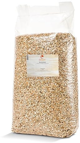 eivolution Buchenhack - Einstreu für Stall & Voliere 15 kg - (60L) - staubfrei - artgerechter Untergrund - Natürliches Produkt - Auch zum Räuchern geeignet