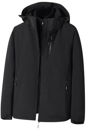 Veste imperméable 3-en-1 pour homme, coupe-vent, à capuche, respirante, thermique, polaire en fourrure chaude, avec poches, vêtements de sport d'hiver pour randonnée, ski, trekking, patinage,