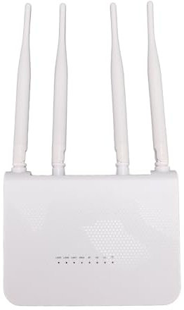 Router 4G con Slot per Scheda SIM, Trasferimento Wireless Hotspot WiFi Sbloccato per Ufficio Domestico, Router LTE da 300 Mbps (Spina europea)