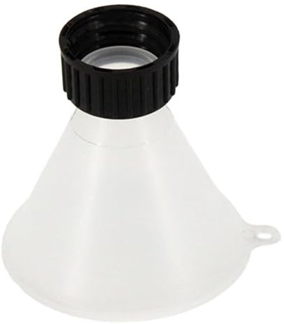 Sharplace embudo de aceite roscado fácil de limpiar y almacenar el embudo de relleno fácil para el hogar de la cocina de varios tamaños Bottles Bath, Blanco