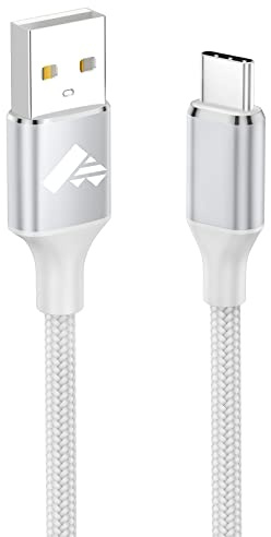 Cavo USB Type-C 1.8M, Cavetto USB Cellulare C Ricarica Rapida Filo Caricatore USBC Nylon Caricabatterie Carica Cavo USB USB C Per Samsung Galaxy S25 S24 S23 S22 Ultra iPhone 16 15 Pro Max Pixel Xiaomi